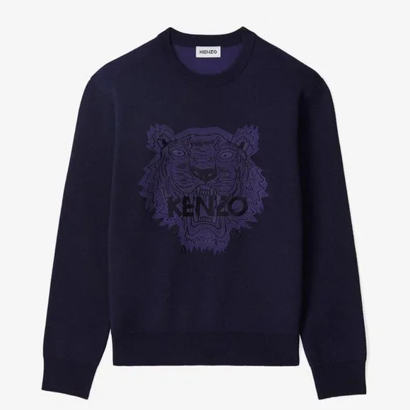 Icon Tiger Head-embroidered Jumper from Kenzo - Picture 9 of 9